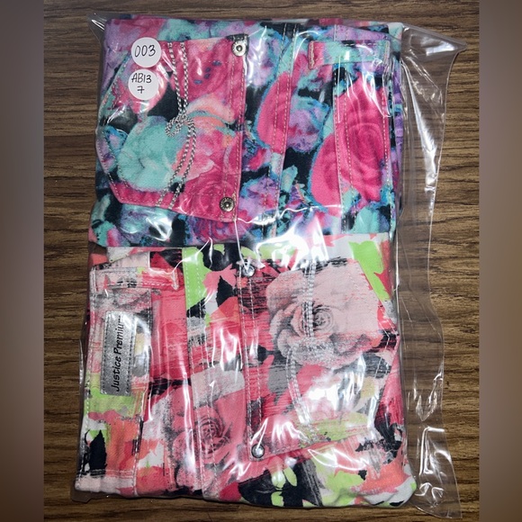 (003) Girls: 7R Justice Premium Denim Jeans- AB13 - Picture 7 of 8